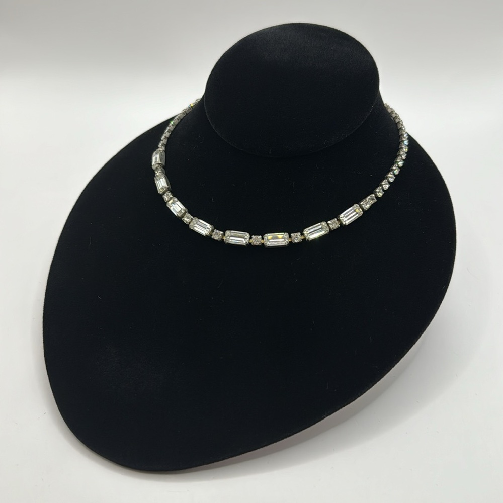 VINTAGE Crystal Choker Necklace